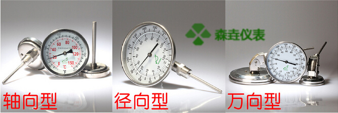 雙金屬溫度計除了軸向、徑向、萬向型，還有哪些安裝方式？